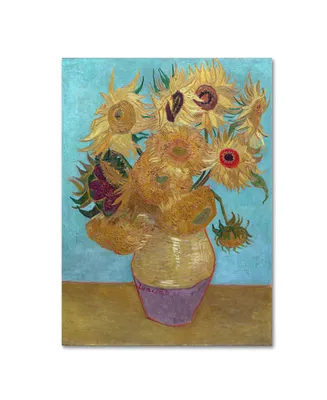 Van Gogh 'Sunflowers' Canvas Art - 24" x 18" x 2"