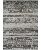 D Style Alanna Ala4 Silver 4'11" x 7' Area Rug