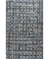 Closeout! Dalyn Aero AE7 Pewter 3'3" x 5'3" Area Rug