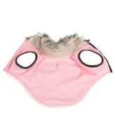 Pet Life Luxe Pinkachew Charming Faux Fur Dog Coat Jacket