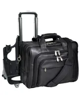 McKlein Gold Coast, 17" Patented Detachable -Wheeled Laptop Briefcase