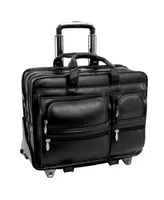 Mcklein Franklin 15" Patented Detachable Wheeled Laptop Briefcase