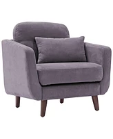 Elle Decor 24" Mid-Century Modern Chloe Armchair
