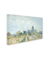 Van Gogh 'Montmartre Mills And Vegetable Gardens' Canvas Art - 32" x 22" x 2"