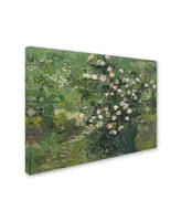 Van Gogh 'Roses' Canvas Art - 32" x 24" x 2"