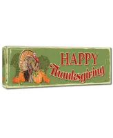 Jean Plout 'Thanksgiving 2' Canvas Art - 19" x 6" x 2"