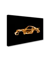 Octavian Mielu 'Porsche 911 Turbo' Canvas Art - 19" x 12" x 2"