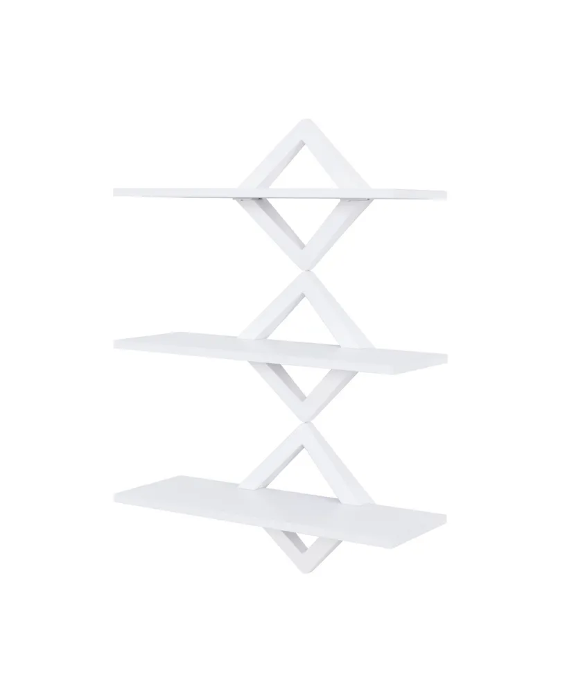 Danya B. Diamonds 3-Level Wall Mount Shelving System