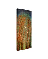 Michelle Faber 'The Wildwood Forest' Canvas Art - 10" x 24" x 2"