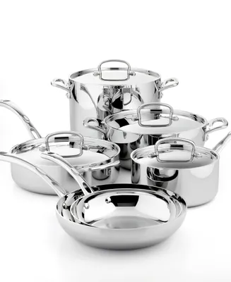 Cuisinart French Classic Tri-Ply Stainless Steel 10 Piece Cookware Set