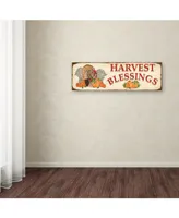 Jean Plout 'Thanksgiving 3' Canvas Art - 19" x 6" x 2"