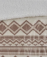 Woolrich Anderson Electric Reversible Faux-Fur to Berber Throw, 70" x 60"