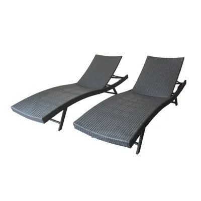 Kauai Outdoor Chaise (Set of 2)