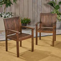 Wilson Outdoor Dining Chair, Set of 2
