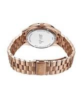 Jbw Women's Mondrian Diamond (1/6 ct.t.w.) 18K Rose Gold Plated Stainless Steel Watch