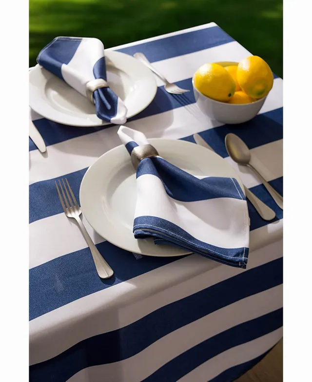 Zig Dobby Striped Cotton Napkins - Set of 6