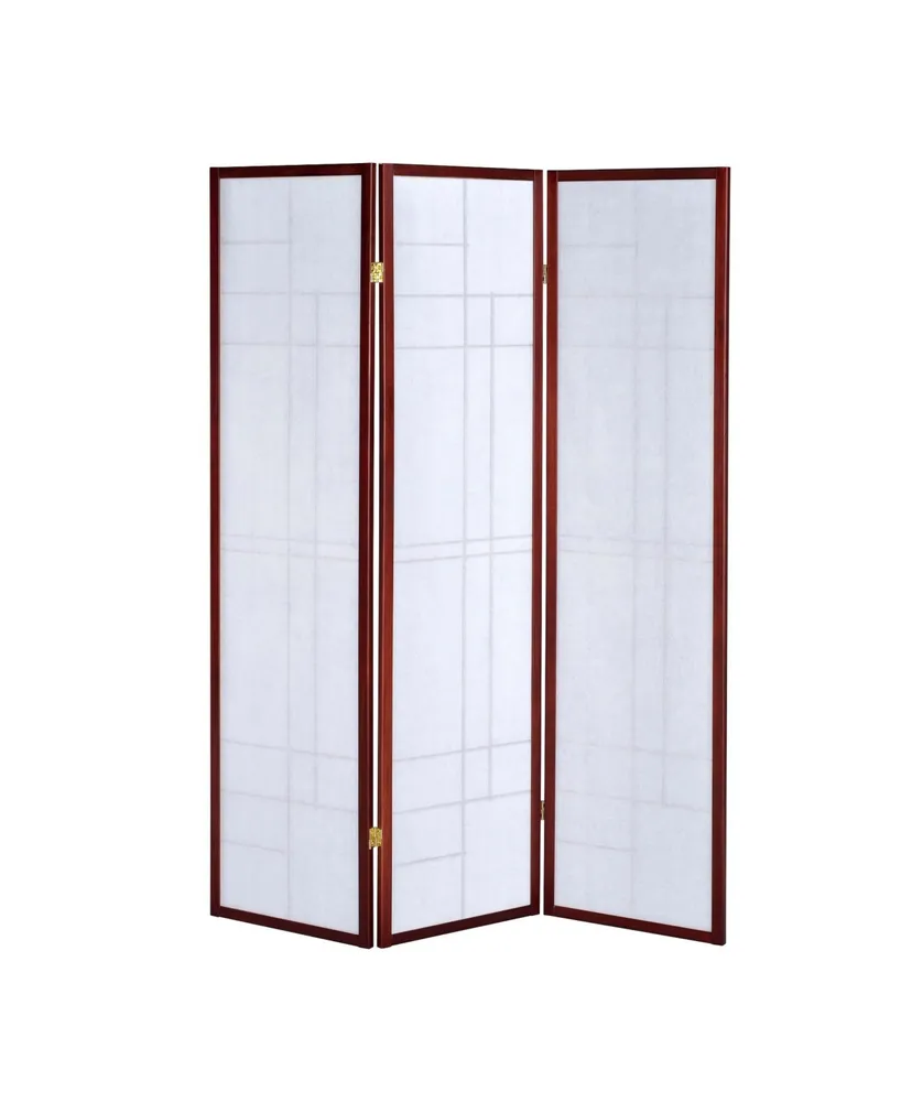 Rye 3-Panel Folding Floor Screen