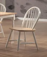 Arial Windsor Dining Side Chairs Natural (Set of 4)