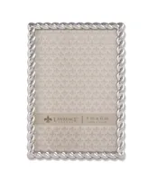 Lawrence Frames Silver Metal Rope Picture Frame