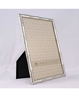 Lawrence Frames 710157 Silver Metal Bamboo Picture Frame - 5" x 7"
