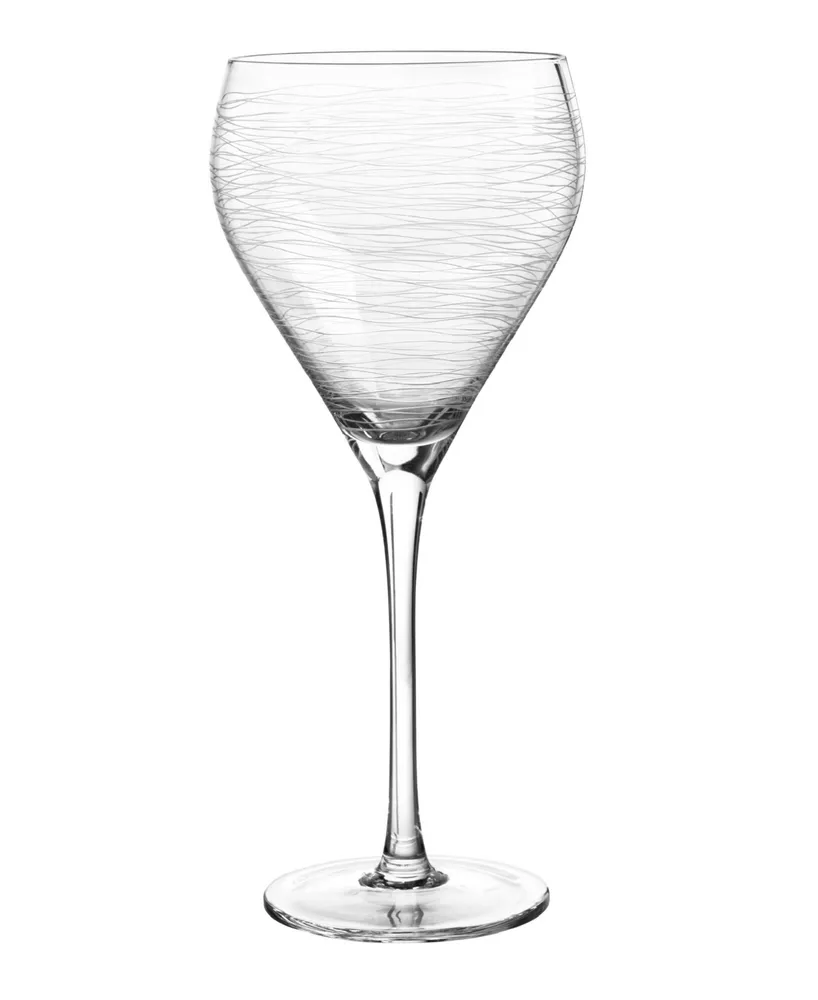 Qualia Glass Graffiti Goblet, Set Of 4