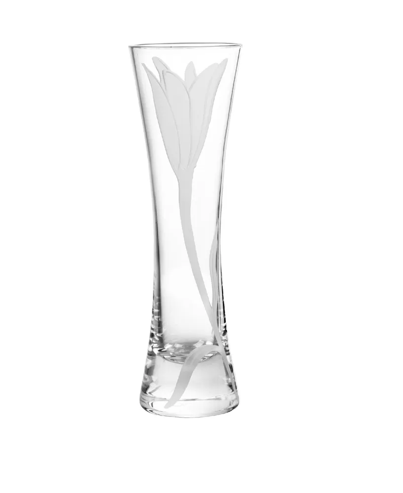 Qualia Glass Lily 10" Vase