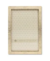 Lawrence Frames Gold Metal Picture Frame with Linen Pattern