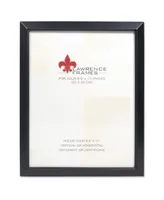 Lawrence Frames Black Wood Certificate Picture Frame - Estero - 8.5" x 11"