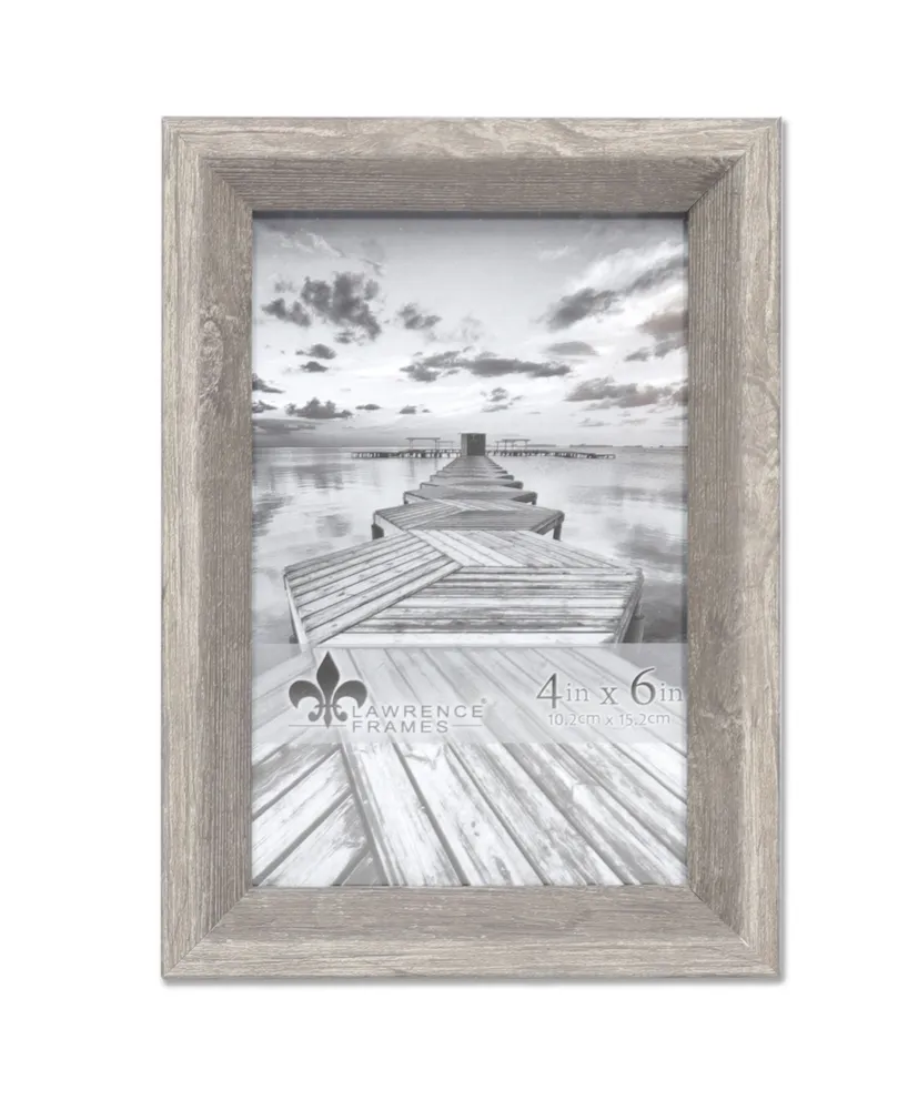 Lawrence Frames Bradley Gray Picture Frame - 4" x 6"