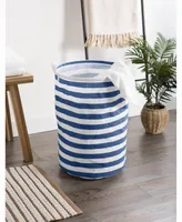 Laundry Hamper Stripe, Round