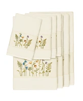 Linum Home Turkish Cotton Serenity -Pc. Embellished Towel Set