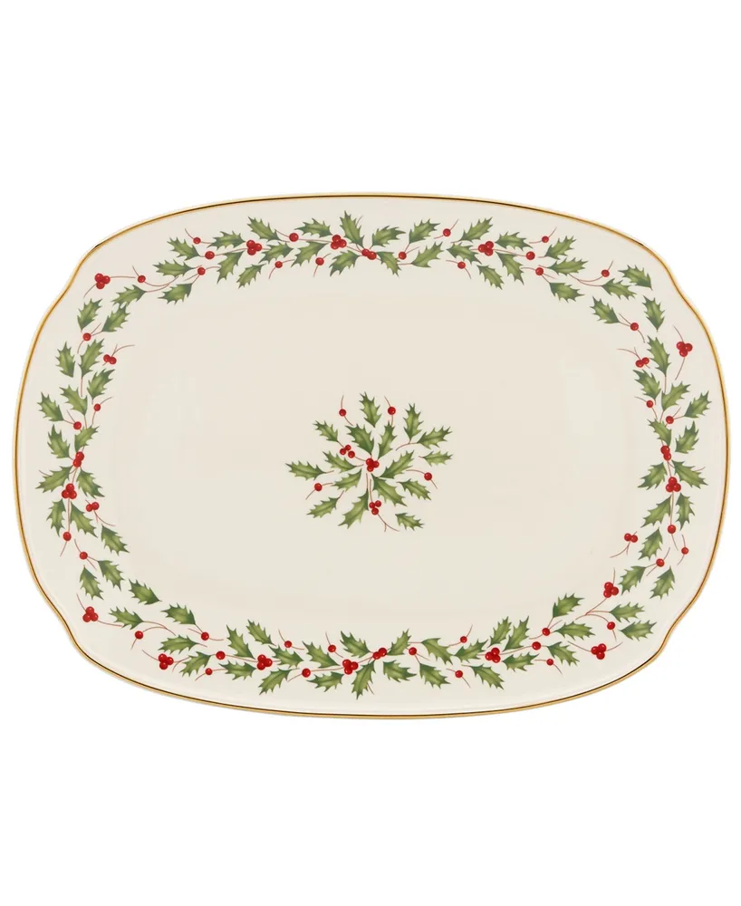 Lenox Holiday 15.25" Medium Serving Platter