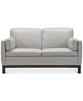 Closeout! Virton 63" Leather Loveseat, Created for Macy's