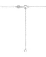 Diamond "Mom" 18" Pendant Necklace (1/10 ct. t.w.) in Sterling Silver