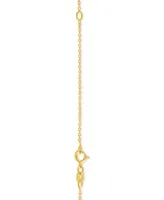 Diamond "Mommy" 18" Pendant Necklace (1/10 ct. t.w.) in 14k Gold Over Sterling Silver