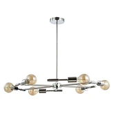 Jonathan Y Turing 17.75" Adjustable Height Led Pendant