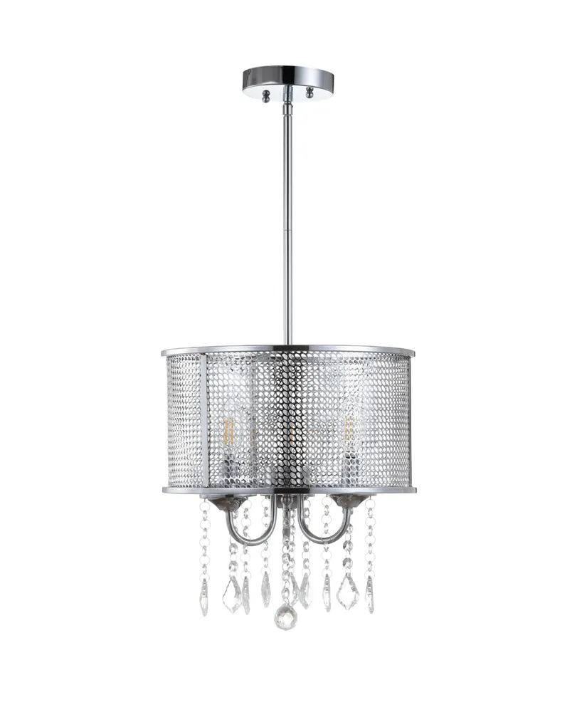 Jonathan Y Avah 13" Adjustable Led Drop Pendant