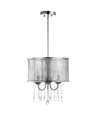 Jonathan Y Avah 13" Adjustable Led Drop Pendant