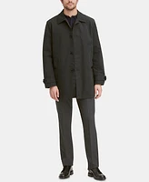 Cole Haan Men's Button-Front Water Resistant Rain Coat
