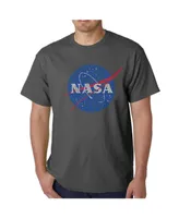 La Pop Art Mens Word T-Shirt - Nasa Meatball Logo