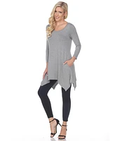 White Mark Women's Makayla Tunic