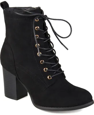 Journee Collection Women's Baylor Lace Up Booties