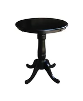 International Concepts 30" Round Top Pedestal Table- 34.9"H