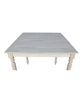 International Concepts Solid Wood Top Table
