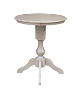 International Concepts 30" Round Top Pedestal Table- 34.9"H