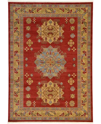 Bayshore Home Harik Har1 Red 7' x 10' Area Rug