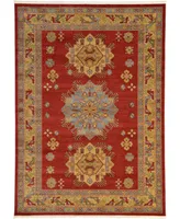 Bayshore Home Harik Har1 Red 7' x 10' Area Rug