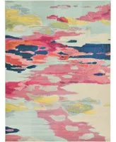 Bayshore Home Newwolf New4 Pink Rug