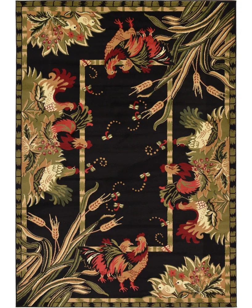 Bayshore Home Roost Roo1 7' x 10' Area Rug