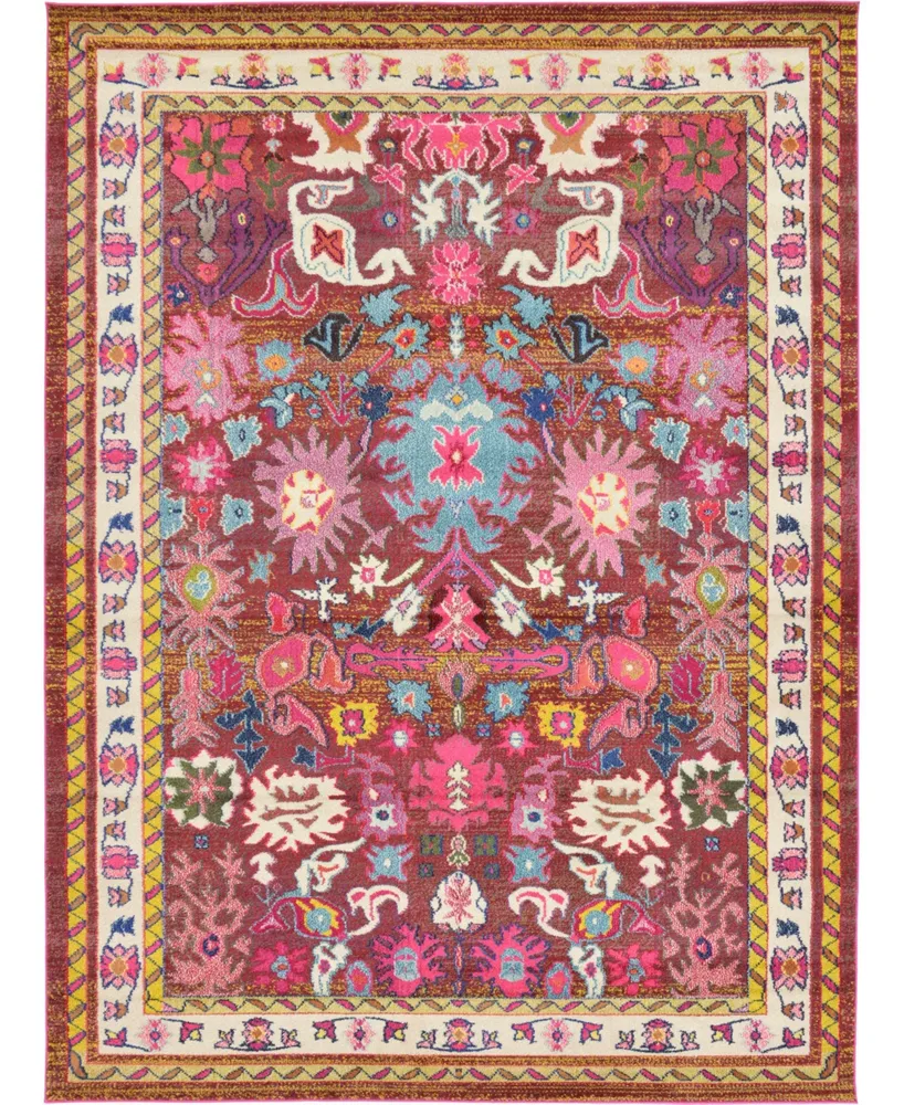 Bayshore Home Sana San1 Multi 8' x 11' Area Rug